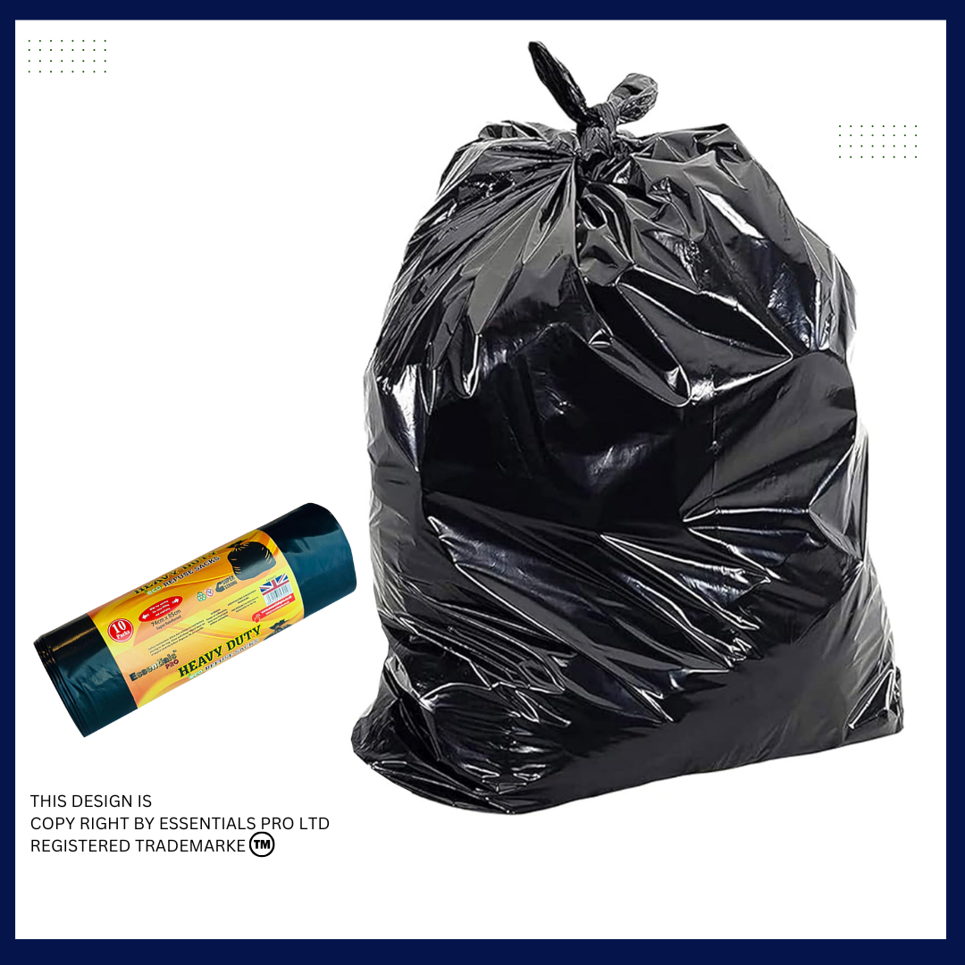 10 Extra Heavy Duty Refuse Sacks – 85L Capacity